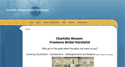 Desktop Screenshot of charlottewesson.co.uk