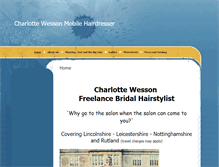Tablet Screenshot of charlottewesson.co.uk